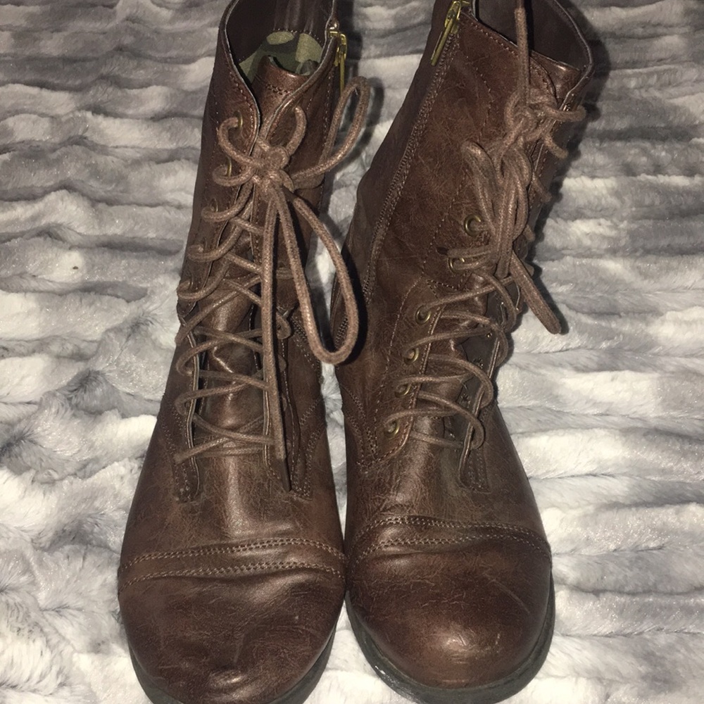 Madden Girl Combat Boots